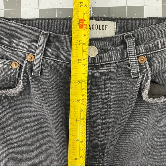 Agolde Riley Cut Black Jeans Size 27 - Picture 8 of 10